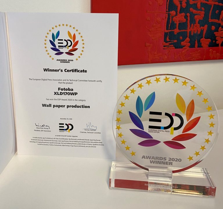 EDP award for Fotoba XLD170WP