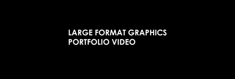 Large Format Graphics Portfolio video