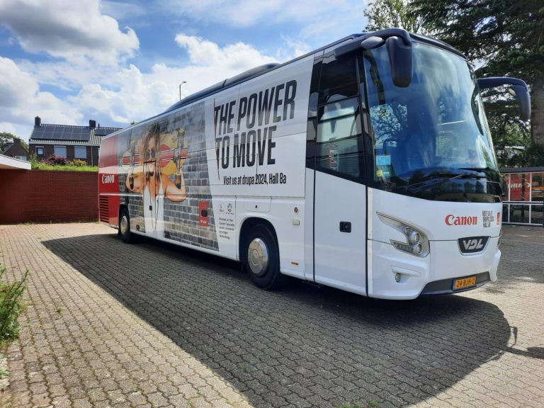 Did you see our wrapped bus shuttle at drupa?