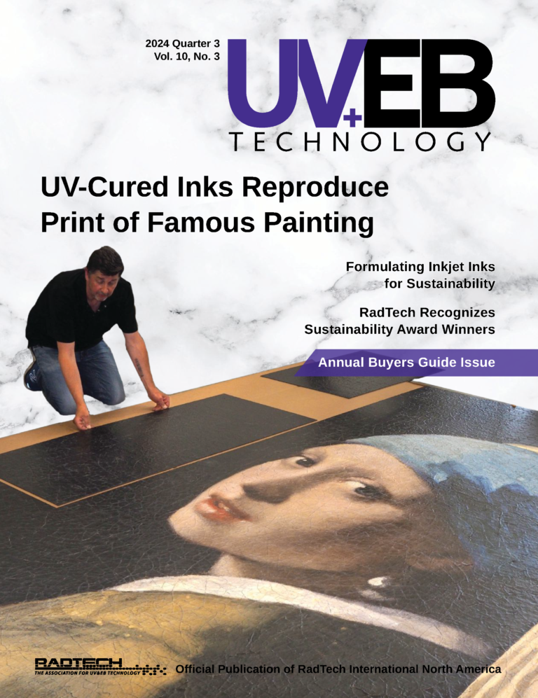 Celebrating UV+EB Technology's spotlight on our UV-curable inks