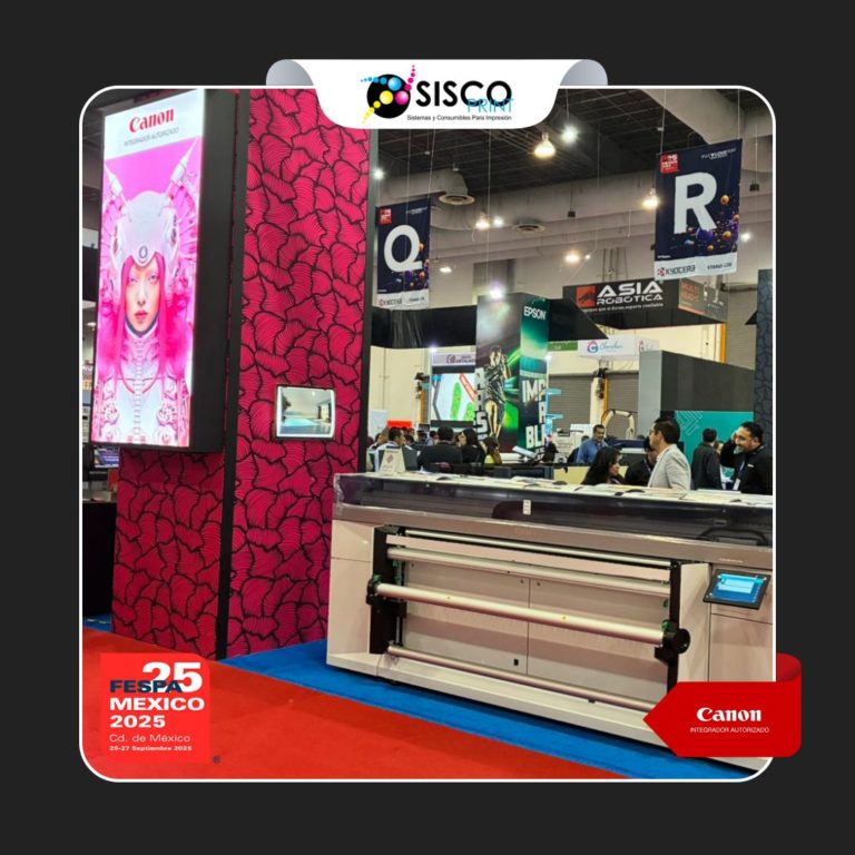 Canon and Siscoprint Brought UVgel Innovation to Life at FESPA Mexico 2025